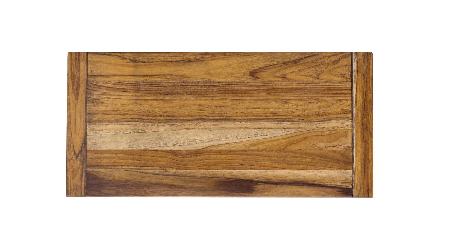 Teak Dining Table 72x38" Smooth Autumn Finish