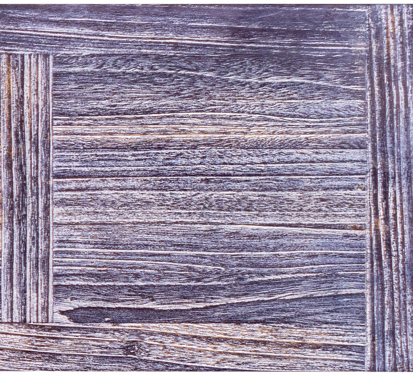 30x30" Teak Mission Edge Side Table, Brushed-Texture Autumn Finish