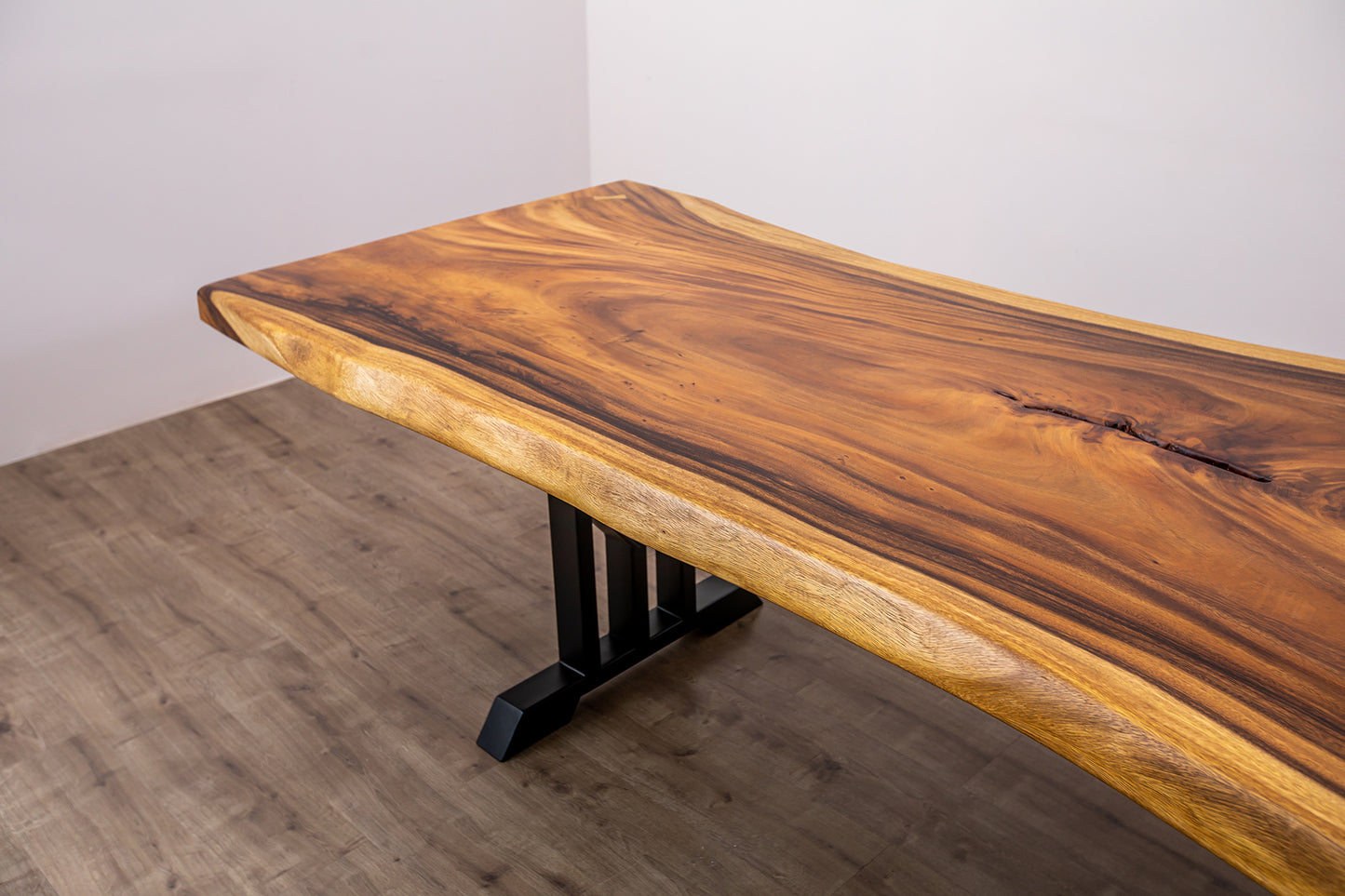 Acacia Slab 97x47" Live Edge, Smooth-Texture Natural Finish